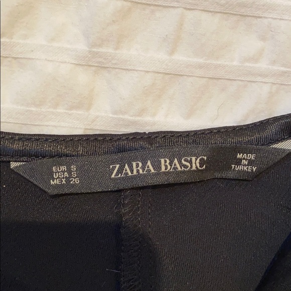 Slouchy silk black party top - Picture 4 of 4